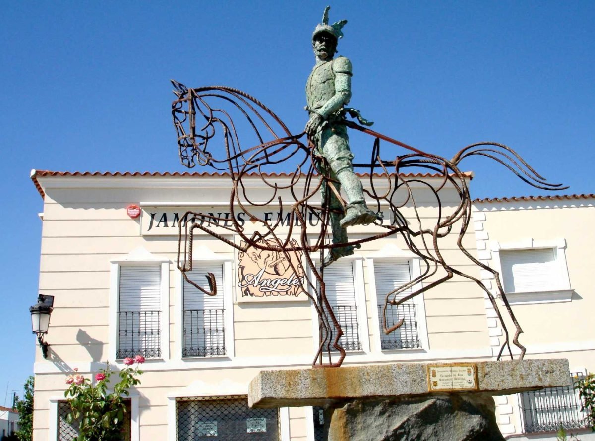 Monumento a hernando de soto barcarrota badajoz